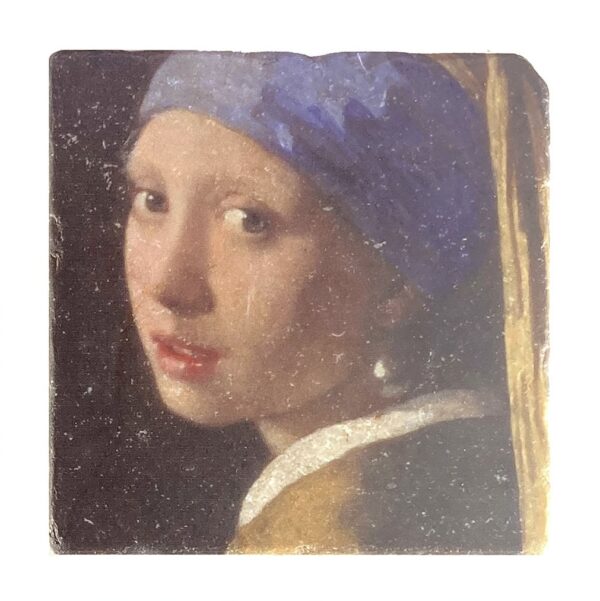 Marmor Untersetzer Vermeer Perlenohring